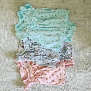 Carter's 3 pack girls bodysuits
